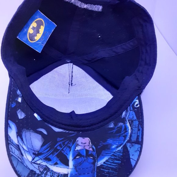 ai The Dark Knight Batman Chrome Oval Signal Cap Hat 2017 - Picture 5 of 8